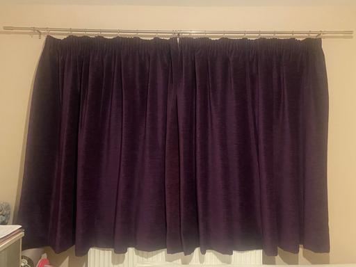 Buy & Sell Dagenham Barking and Dagenham - Photos for Velvet purple curtains - rail not included.