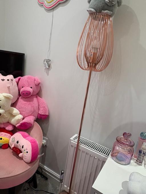 Buy & Sell Wigan Town Centre Wigan - Photos for Tall rose gold lamp