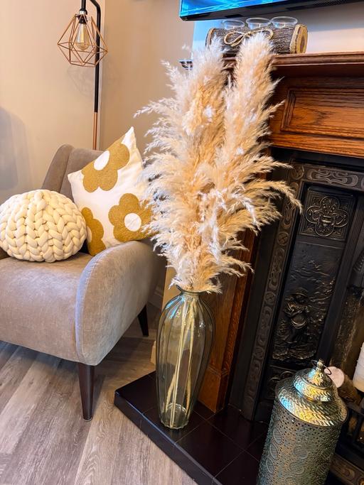 Buy & Sell Swinley Wigan - Photos for Tall vase with feather