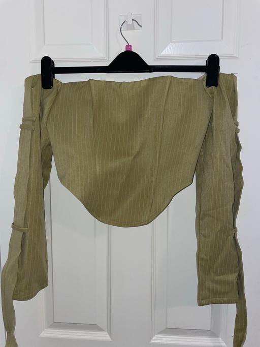 Buy & Sell Sundon Luton - Photos for PLT Label chartreuse pinstripe Bardot corset
