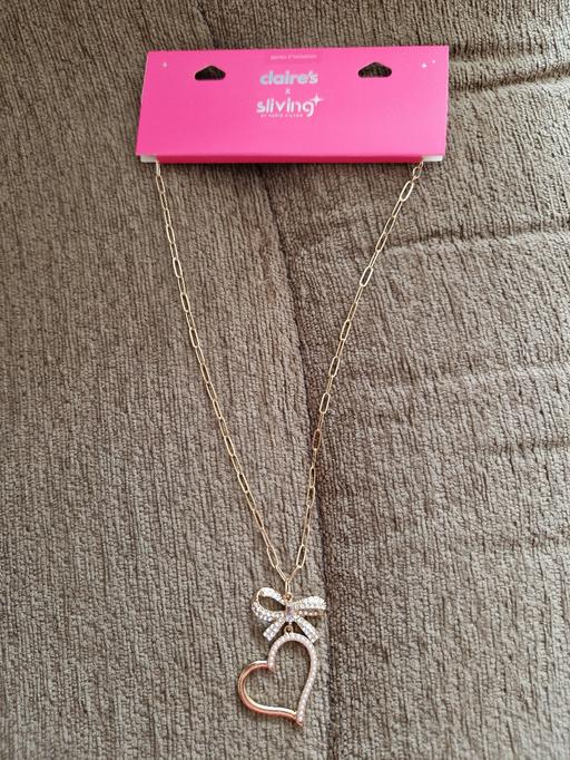 Buy & Sell Ramsgate Thanet - Photos for bn heart and bow necklace Claires