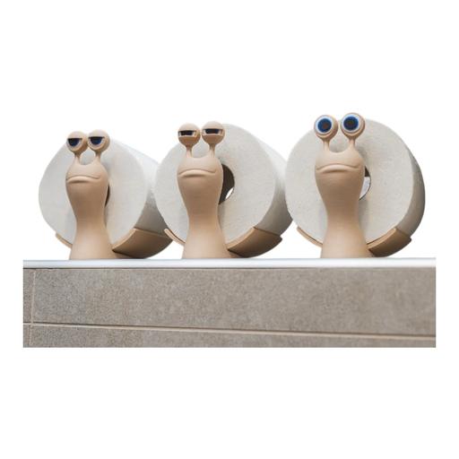 Buy & Sell Yaxley Huntingdonshire - Photos for Snail Toilet Roll Holders - Set of 3