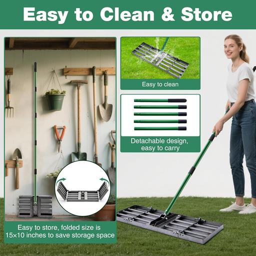 Buy & Sell Kimberworth Rotherham - Photos for Lawn Levelling Rake 76x25cm Heavy Duty