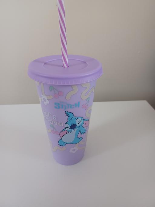 Buy & Sell Eckington North East Derbyshire - Photos for stitch cup with lid and straw