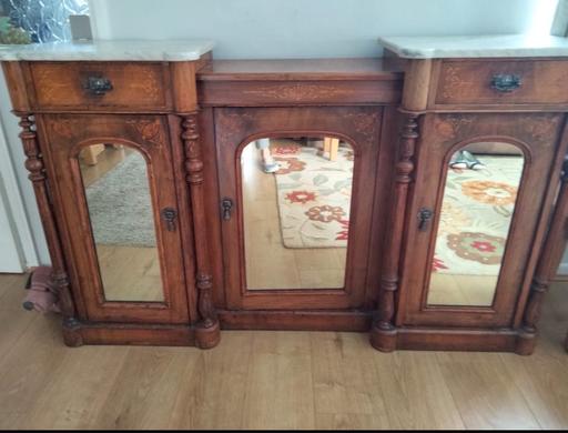 Buy & Sell Broad Marston Wychavon - Photos for Victorian Credenza side board with marble top