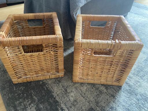 Buy & Sell Sutton South West London - Photos for 2 x ikea wicker baskets