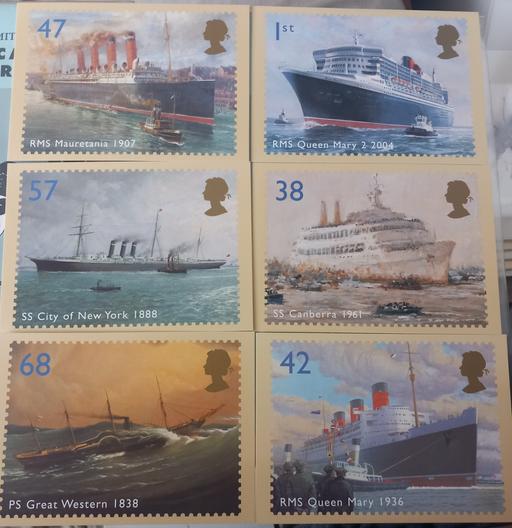 Buy & Sell Thatto Heath Saint Helens - Photos for royal mail 2004 ocean liner stamp postcards