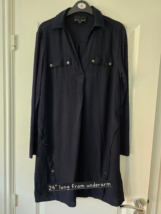 Buy & Sell Rowley Regis Sandwell - Photos for Phase Eight long black blouse 👚 uk12