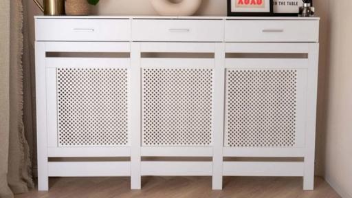Buy & Sell Lambeth South East London - Photos for Large Radiator Cover White with Drawers