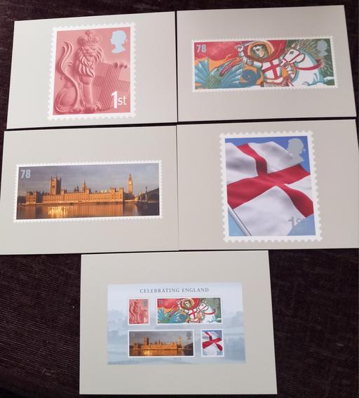 Buy & Sell Thatto Heath Saint Helens - Photos for Royal mail celebrating England stamp postcard