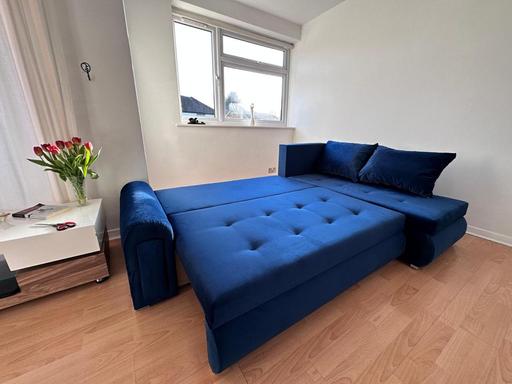 Buy & Sell Totterdown Bristol - Photos for VELVET SOFA BED 3 SEATER CORNER SOFA BED✨