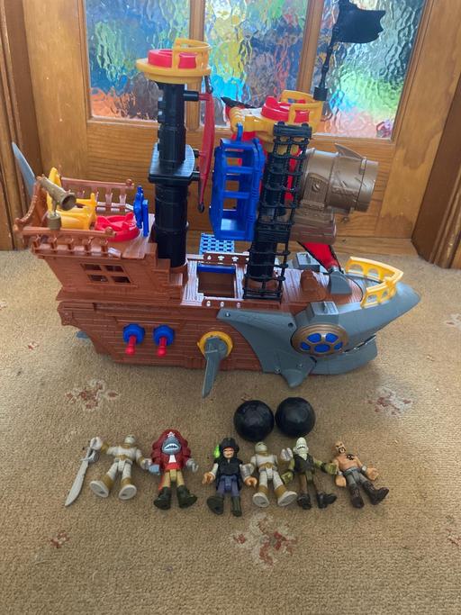 Buy & Sell Kingswinford Dudley - Photos for Fisher-Price Imaginext Shark Bite Pirate Ship