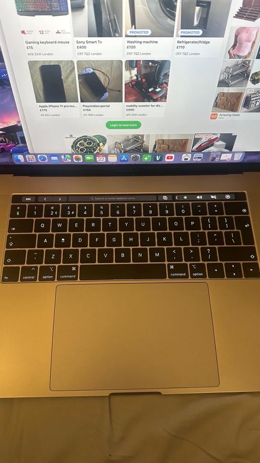 Buy & Sell Catford South East London - Photos for MacBook Pro 15inch 2018 Touch Bar & Touch ID
