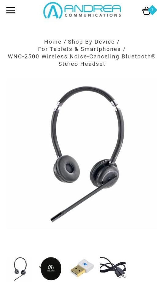 Buy & Sell Seacroft Leeds - Photos for Andrea WNC-2500 Noise-Canceling, Headset