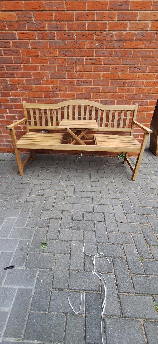 Buy & Sell New Oscott Birmingham - Photos for Cotswold Garden bench with pull up table. NEW