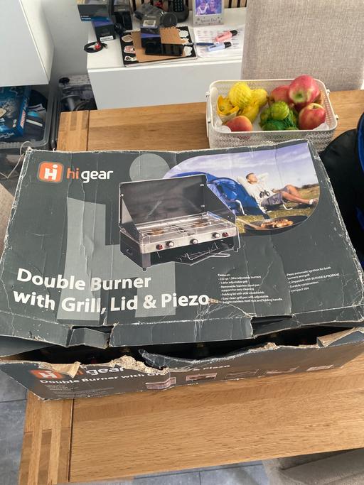 Buy & Sell Upper Gornal Dudley - Photos for Camping stove- double burner & grill