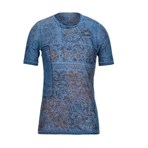 Buy & Sell Elephant and Castle South East London - Photos for 120% Lino T shirt - Blue. Large