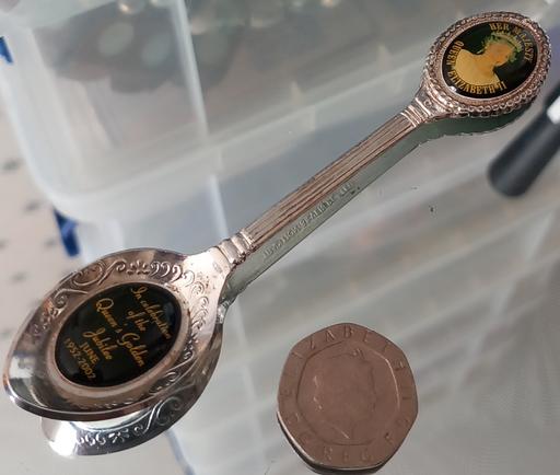 Buy & Sell Thatto Heath Saint Helens - Photos for Queen Elizabeth golden jubilee spoon