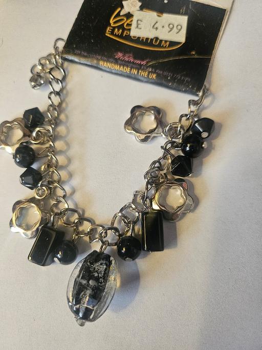 Buy & Sell Northfield Birmingham - Photos for Belle's Emporium Black Bead Charm Bracelet