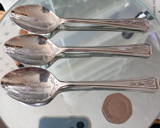 Buy & Sell Thatto Heath Saint Helens - Photos for Prince william birth collector spoon