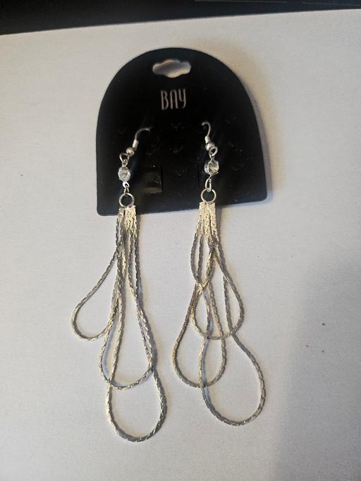 Buy & Sell Northfield Birmingham - Photos for Silver Loop Dangle Earrings
