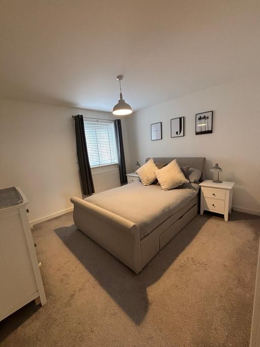 Buy & Sell New Rhosrobin Wrexham - Wales - Photos for Lucia Upholstered Bed Frame with Mattress