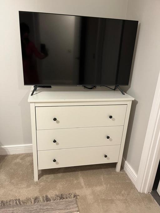 Buy & Sell Waltham Cross Broxbourne - Photos for Hemnes white 3 drawers x2 @£100 each