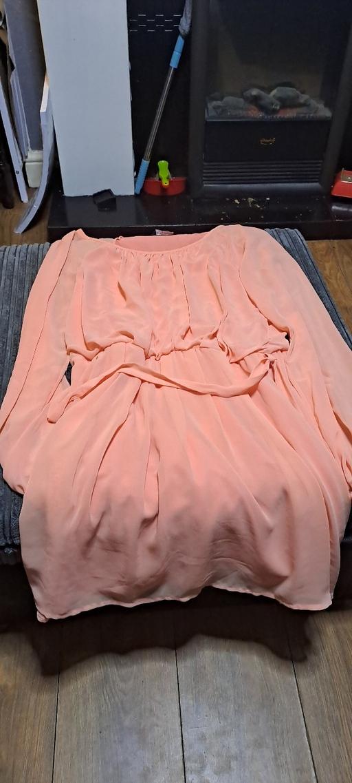 Buy & Sell Northfield Birmingham - Photos for 🍑 Peach Long Sleeve Chiffon Dress