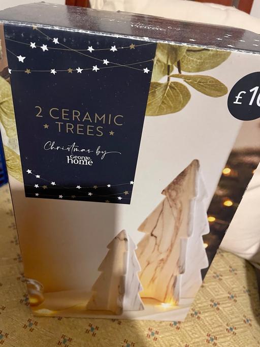 Buy & Sell Carlton Gedling - Photos for 2 ceramic Christmas tree