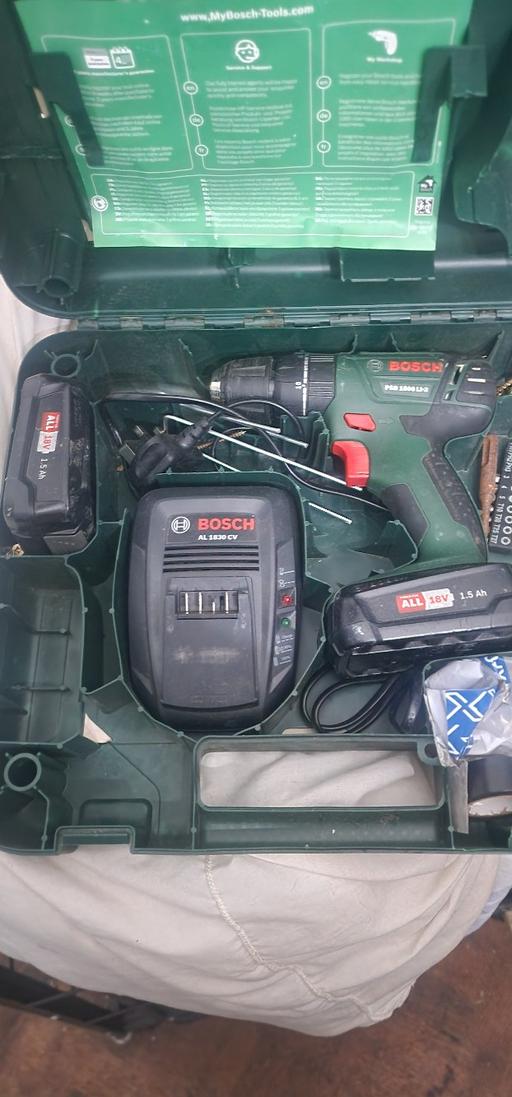 Buy & Sell Sutton South West London - Photos for bosch drill with 2 battery's