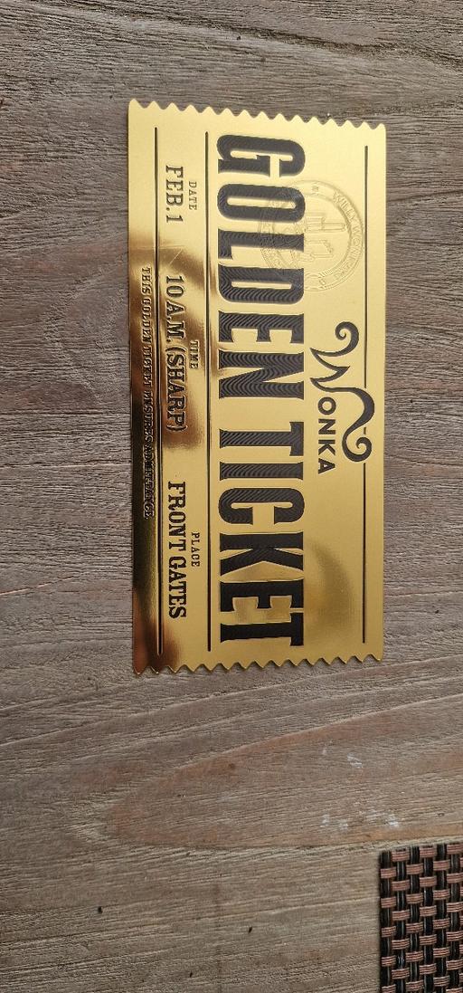 Buy & Sell Moseley Birmingham - Photos for wonkas golden ticket 