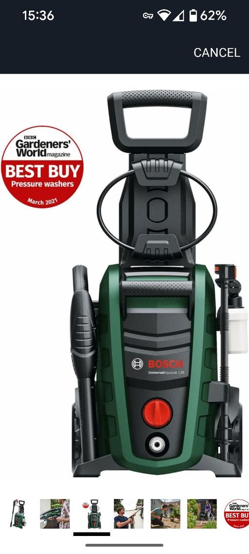 Buy & Sell Grove Park South East London - Photos for Bosch High Pressure Washer UniversalAquatak 1