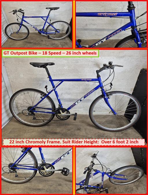 Buy & Sell Oldbury Sandwell - Photos for GT Outpost Bike - 18 Speed – 26 inch wheels.