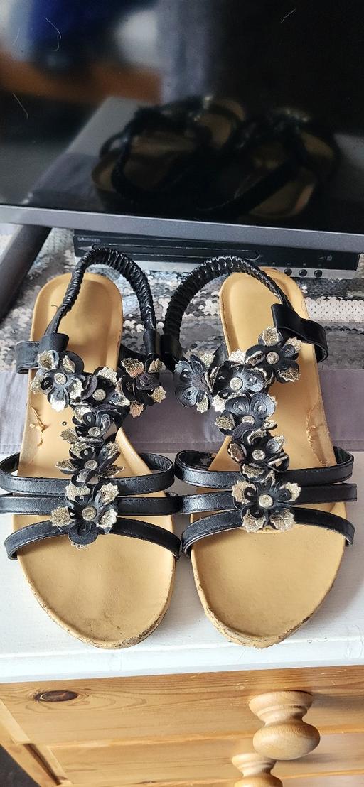 Buy & Sell Radcliffe Bury - Photos for ladies black sandals size 7