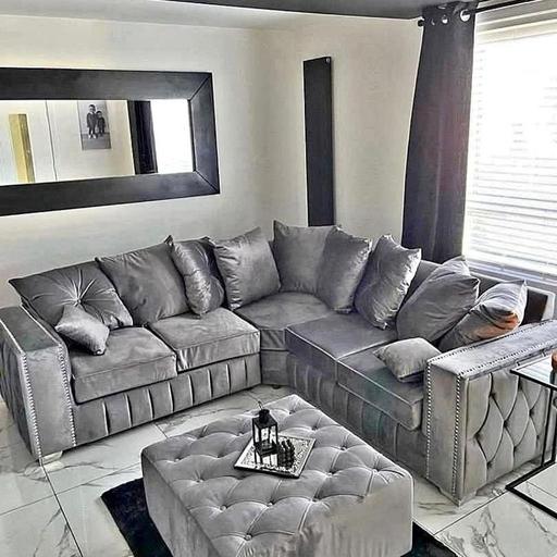 Buy & Sell Edgbaston Birmingham - Photos for Ruby Plush Velvet Corner Sofa