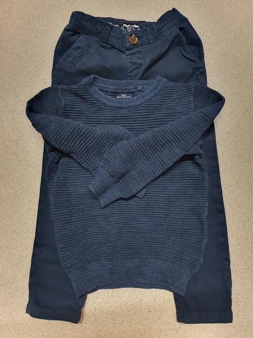 Buy & Sell Harrow on the Hill North West London - Photos for Next blue boys chino trousers jumper outfit