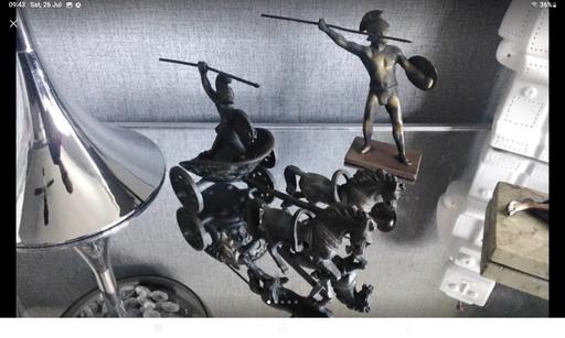 Buy & Sell Yardley Birmingham - Photos for 2 bronze roman gladiators statues cool