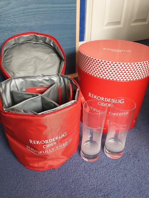 Buy & Sell Riccall North Yorkshire - Photos for Rekorderlig cool bag and glasses promo item