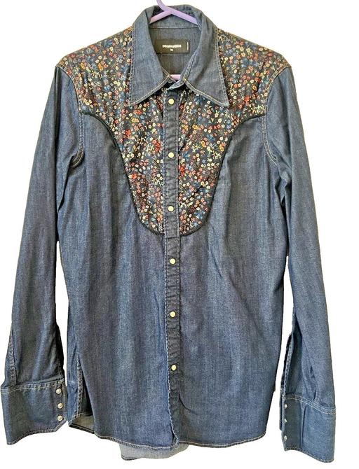 Buy & Sell Elephant and Castle South East London - Photos for Dsquared2 denim shirt - Large. EU size 50