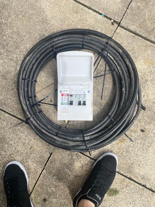 Buy & Sell Accrington Hyndburn - Photos for Three core Armourcable and fuse box
