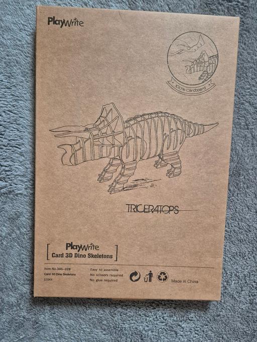 Buy & Sell Crumpsall Manchester - Photos for new Card 3D Dino Skeletons Triceratops