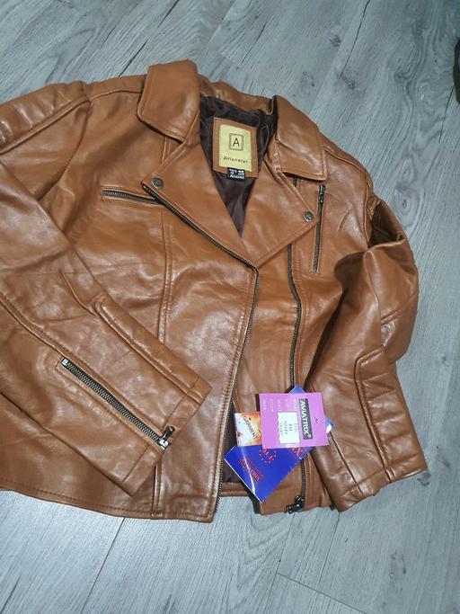 Buy & Sell Oxley Wolverhampton - Photos for ladies leather jacket brown 4XL UK
