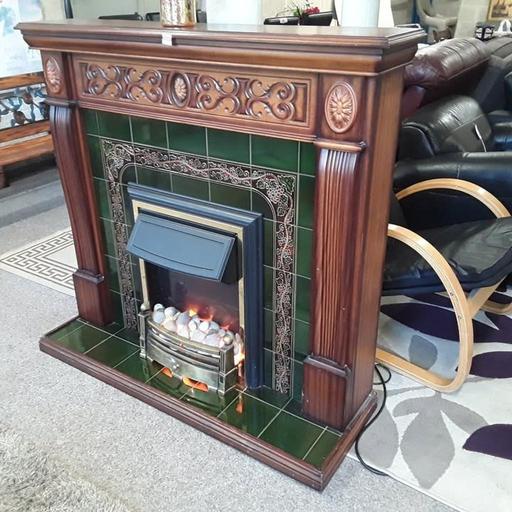 Buy & Sell Saint Pauls Trading Estate Tameside - Photos for Vintage tiled fire surround electric fire