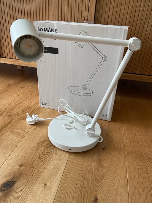 Buy & Sell Saint Albans St. Albans - Photos for Ikea White Table Lamp with wireless