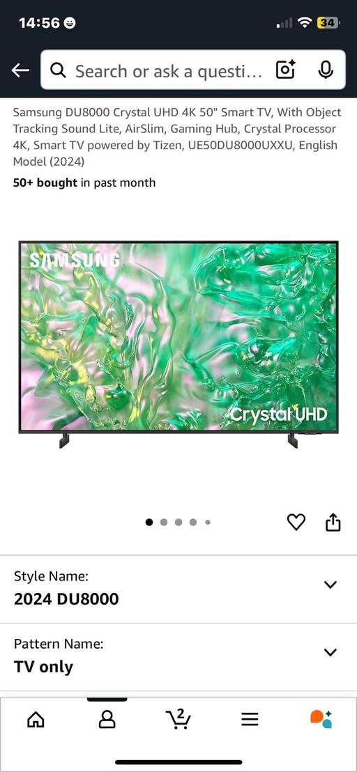 Buy & Sell Tadley Basingstoke and Deane - Photos for Samsung TV 50 inch