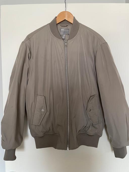 Buy & Sell Isleworth Hounslow - Photos for ASOS Oversized Light Grey Bomber Jacket