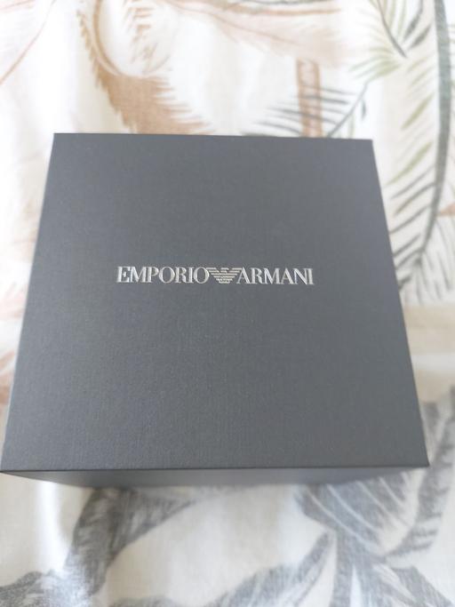 Buy & Sell Netherton Dudley - Photos for The Emporio Armani Three-Hand Date Blue Leath