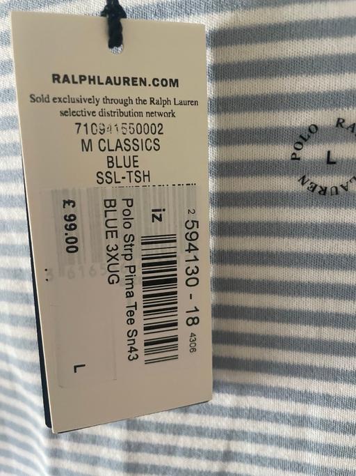 Buy & Sell Ynysddu Caerphilly - Wales - Photos for Bnwt Ralph Lauren T-shirt size L