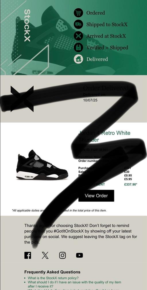 Buy & Sell Weston-Super-Mare North Somerset - Photos for Jordan 4 retro white thunders rrp £340