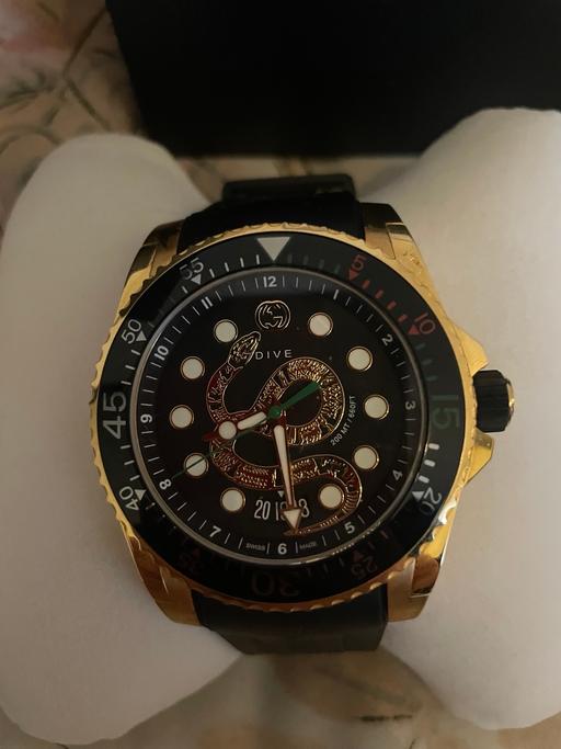 Buy & Sell Crumpsall Manchester - Photos for Gucci mens dive watch with rubber strap